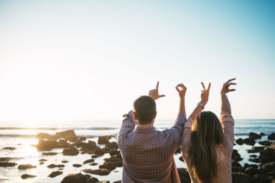 Jeremy + Gina Engagement at Blacks Beach — photo 7