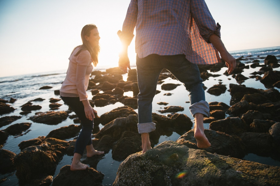 Jeremy + Gina Engagement at Blacks Beach — photo 8