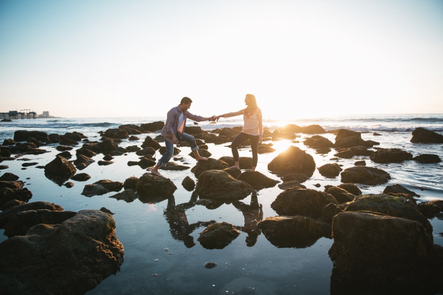 Jeremy + Gina Engagement at Blacks Beach — photo 9
