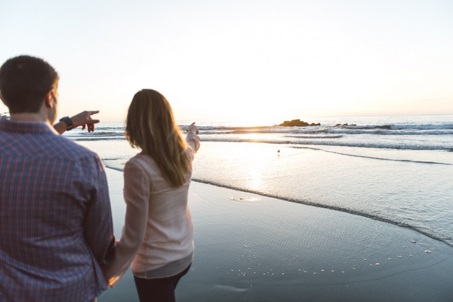 Jeremy + Gina Engagement at Blacks Beach — photo 11