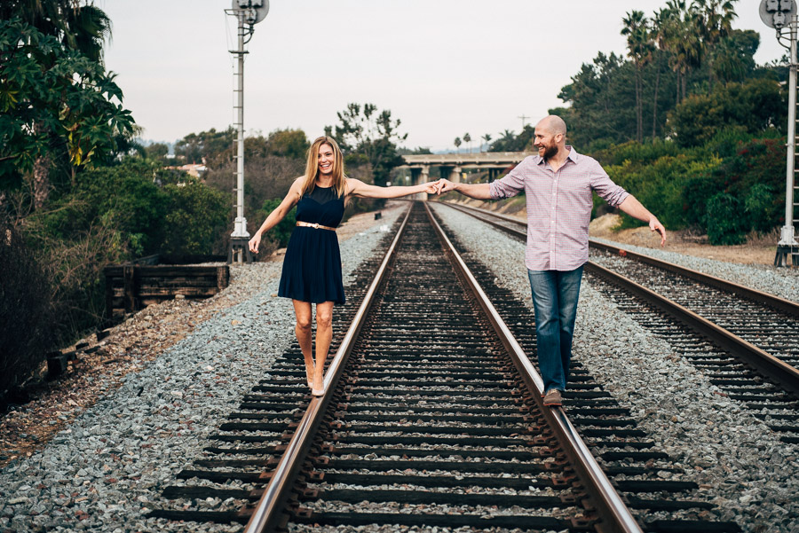 Kevin + Monetta Engagement at Del Mar Beach — photo 8