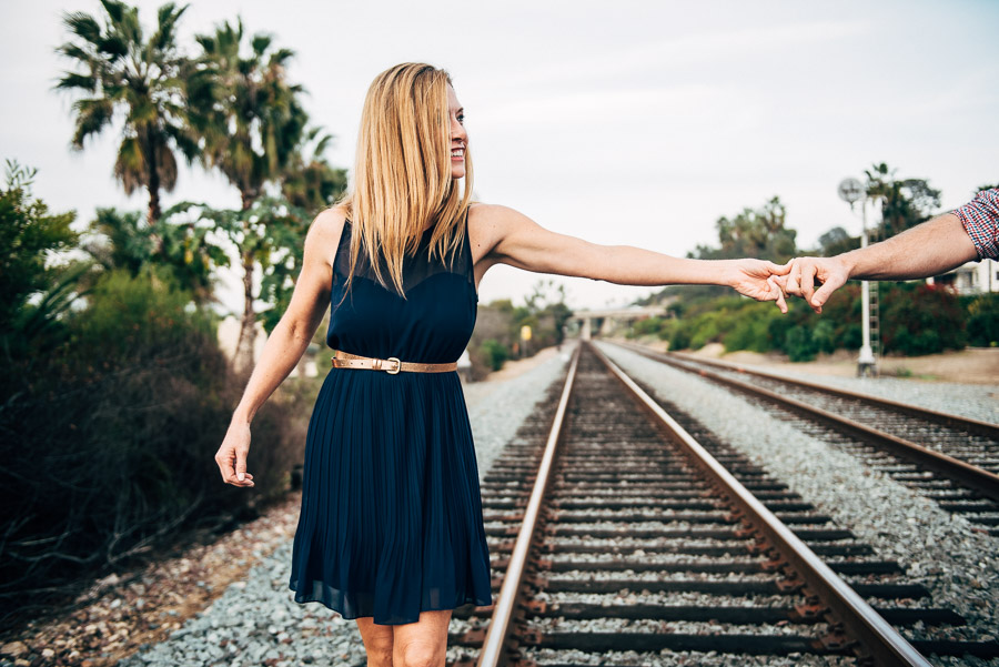 Kevin + Monetta Engagement at Del Mar Beach — photo 10
