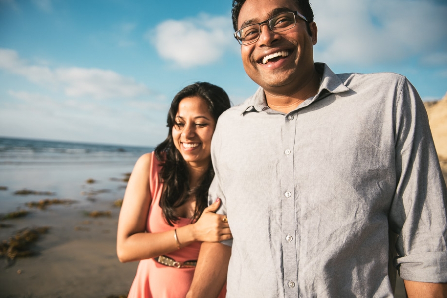 Rohit + Deepika Engagement at Blacks Beach and La Jolla — photo 3