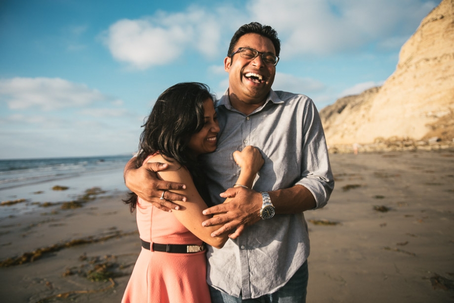 Rohit + Deepika Engagement at Blacks Beach and La Jolla — photo 4