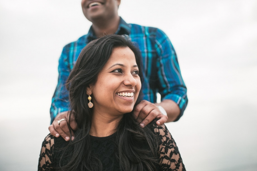 Rohit + Deepika Engagement at Blacks Beach and La Jolla — photo 8