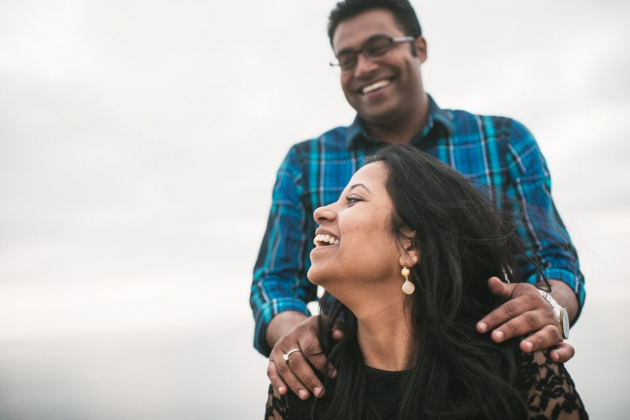 Rohit + Deepika Engagement at Blacks Beach and La Jolla — photo 9